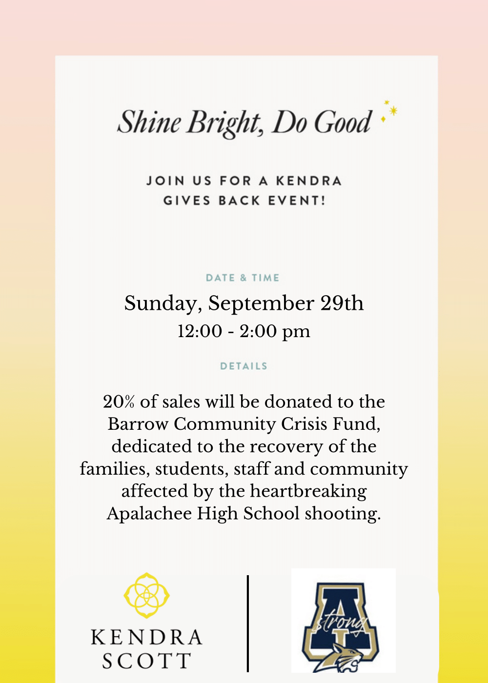 Shine Bright Do Good