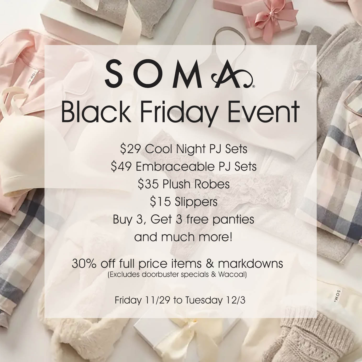 Soma Black Friday Event icon