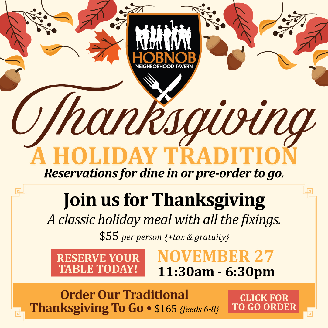 Thanksgiving at Hobnob icon