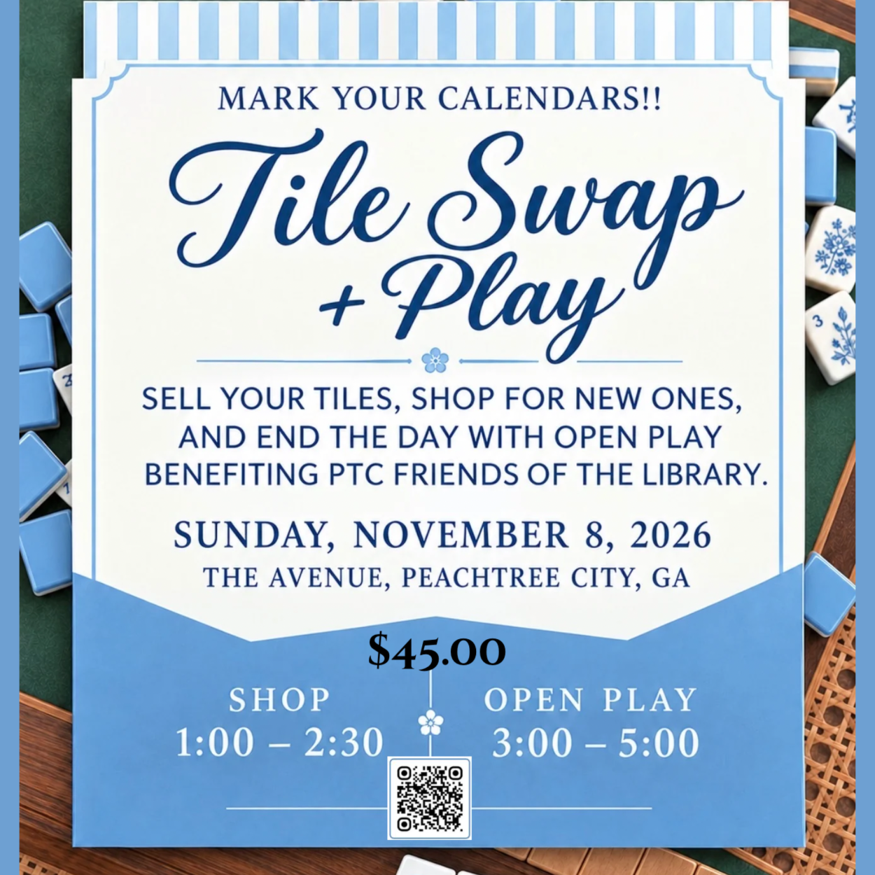 Tile Swap & Play with Fayette Mahj Social Club