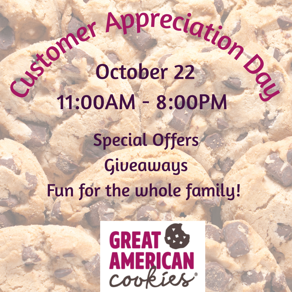 Customer Appreciation Day at Great American Cookies
